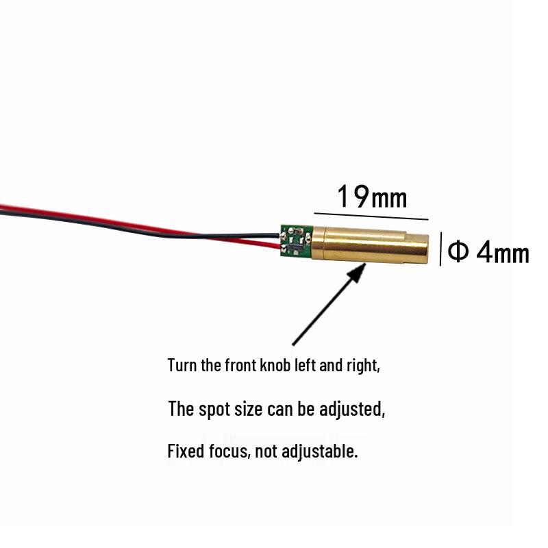 19mm 635nm 10mW Red Laser Dot Module