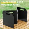 Portable 4-Sided Folding Camping Stove Windshield, Metal Windproof Screen for Outdoor Cooking, Lightweight Powder-Coated Guard