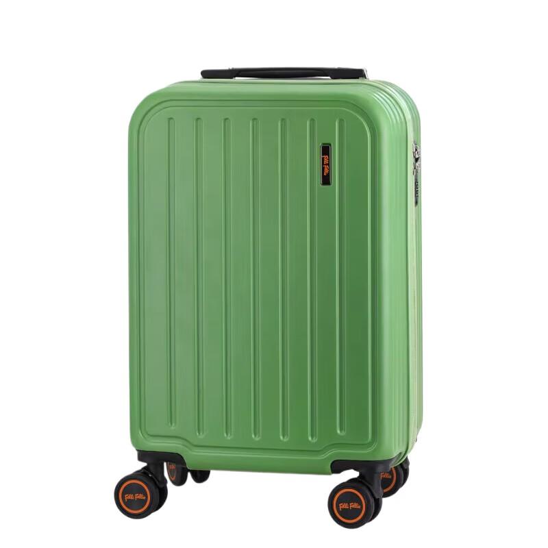 Folli Follie Lightweight Striped 20-inch Carry-On Luggage