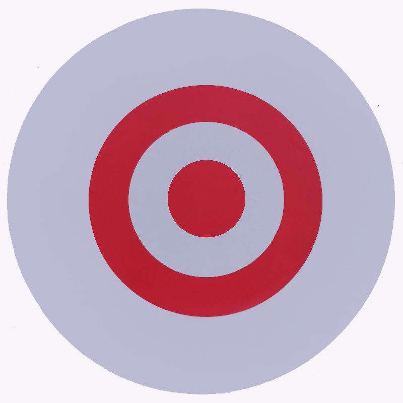 

Outdoor Round Black and White EVA Archery Target for Game and Entertainment Black target 25*25*3CM