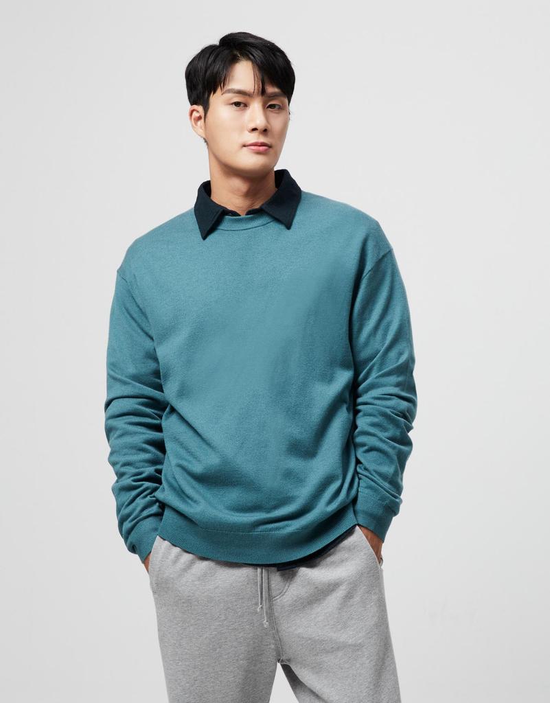 GIORDANO Crew Neck Knit (12Gg) 051902 [7Color]