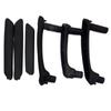 6pcs/set Black Interior Door Handle With Trim For Volkswagen Passat B5 Inner Armrest