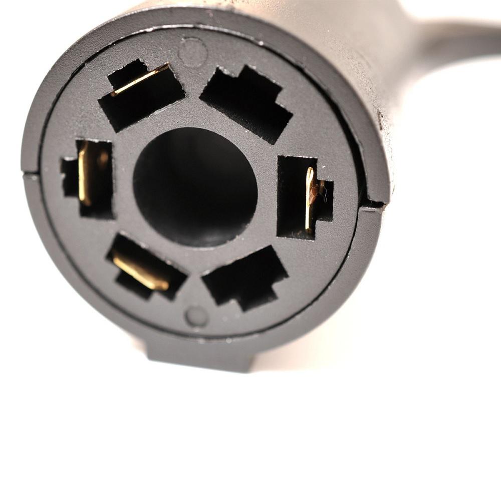 7-Way Blade To 4-Way Flat Connector Trailer Adapter Plug For RV Tow Truck Lights
