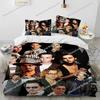 Movie Poster Cool Johnny Depp Bedding Set Single/Full/Queen Size 3D Print Duvet Cover Bedroom Decor Soft Set Home Textileextile