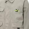 Puma Veste Homme Grise à Poches Multiples et Patch Logo Poitrine 537423-68