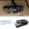 Car Sun Visor Sunglasses Eyeglasses Holder Universal Sunglasses Clip Card Ticket Holder Space Saving Organizer