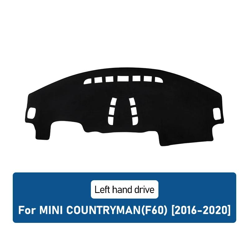 Flannel Dashboard Mat for Mini Cooper Clubman F54 F55 F56 F60 Anti-Slip Dash Cover