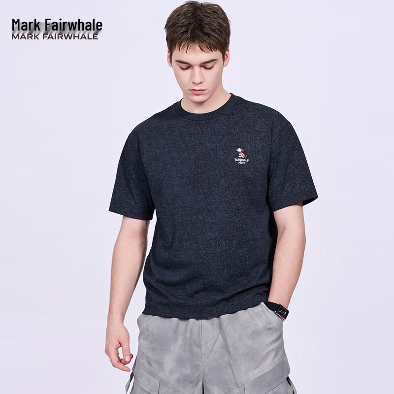 Mark Fairwhale Men s Retro Washed Embroidered T-Shirt 2XL