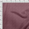 oneOone Cotton Flex Dark Magenta Fabric Fox Diy Clothing Quilting Fabric Print Fabric By Yard 40 Inch