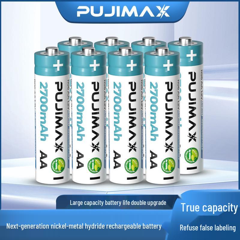 PUJIMAX 1.2V NiMH Rechargeable Battery for Size 5 & 7 Devices: Alarm Clocks, Toys, Mouse.