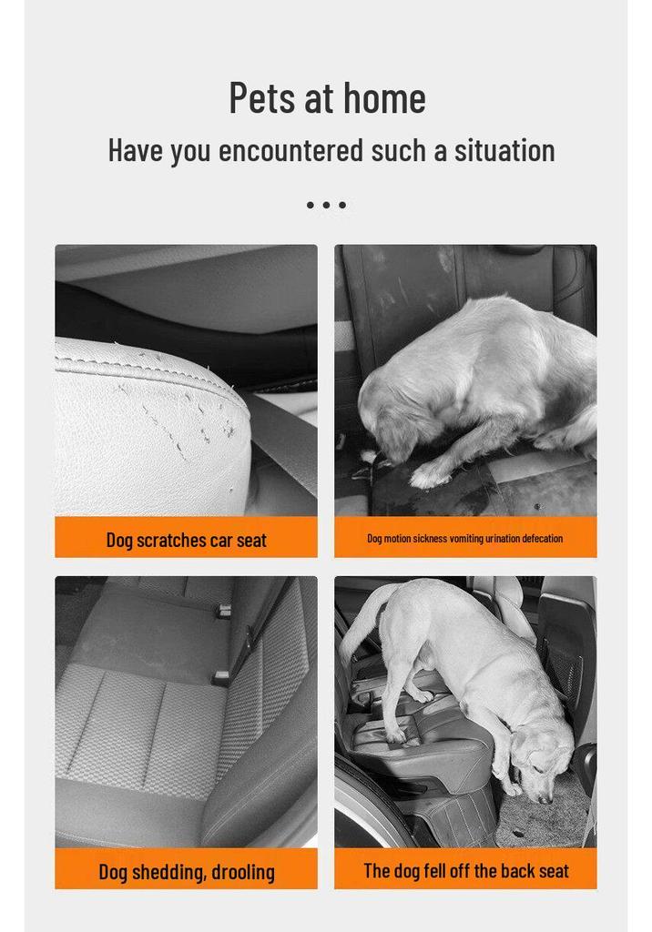 Breathable, Wear-Resistant Car Pet Mat: Skin-Friendly, Dirt & Stain-Proof – Universal Fit for Rear Seats.