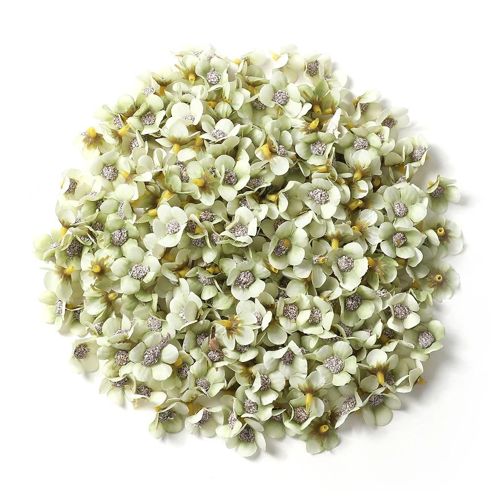 50/100Pcs Silk Artificial Daisy Flower Head For Flower Wall Plant Wedding Home Room Decoration DIY Garland Valentine'S Day Gift