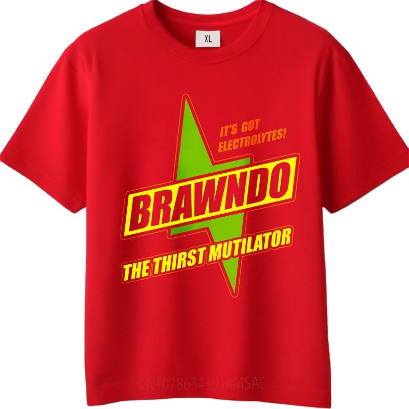 Fashion Summer Unisex T Shirt Its Got Electrolytes Brawndo The Thirst Mutilator Short Sleeve Relaxed Fit Crew Neck Tops