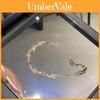 Minimalist Floral Zircon Copper Bracelet For Women With Elegant Design
