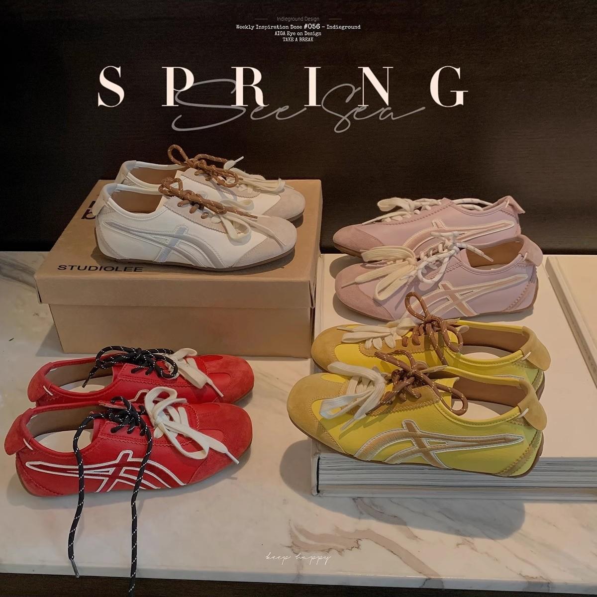 

Виноградная мать тот же старый берлинский журнал~ модная контрастная пара шнурков квадратный круглый носок повседневная универсальная обувь Форреста Гампа немецкая 40