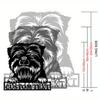 Custom Affenpinscher Dog Metal Wall Art, Personalized Name Sign for Pet Lovers