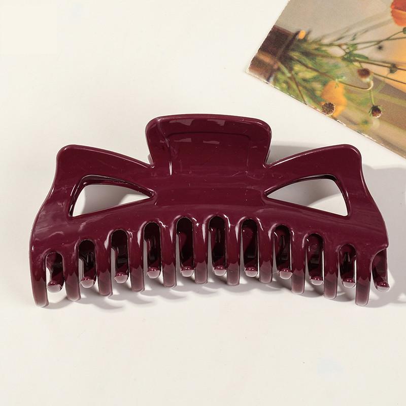 Korean Style Acrylic Solid Color Hair Clip Women's High-end Fashion Shark Clip Hair Accessories