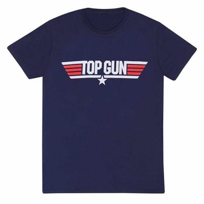 Top Gun Unisex suaugusiųjų logotipo marškinėliai