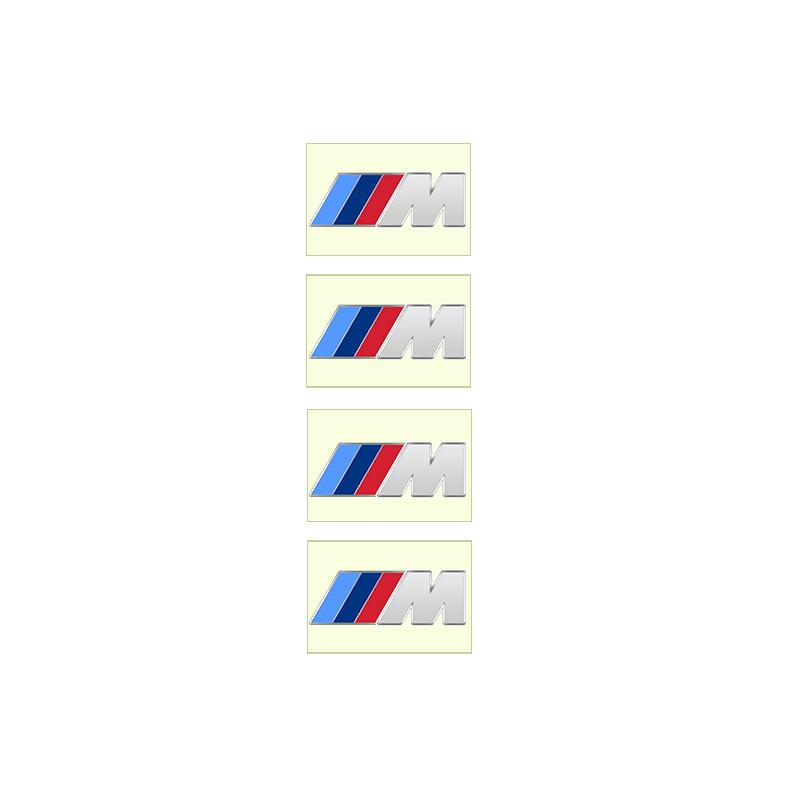High Temperature Brake Caliper Decals BMW M Logo Stickers, Waterproof Sport Modification Decor Stickers Fit BMW E34 E36 E46 E90