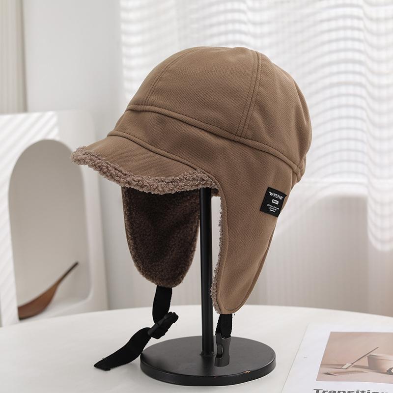 

Fashion ear protection plush children winter cycling cold protection warm thickened duck tongue cotton hat ski cap Fleece to keep warm, fashionable and versatile