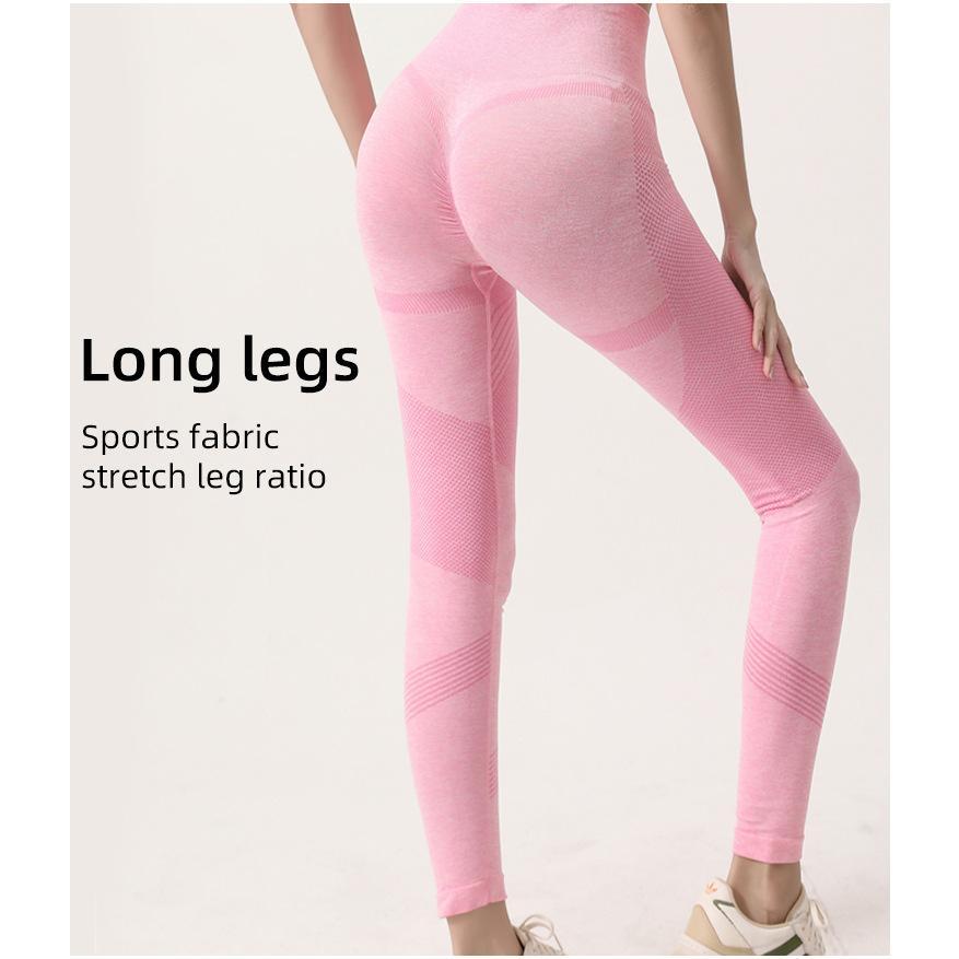 High Waisted Seamless Professional Training and Fitness Pants