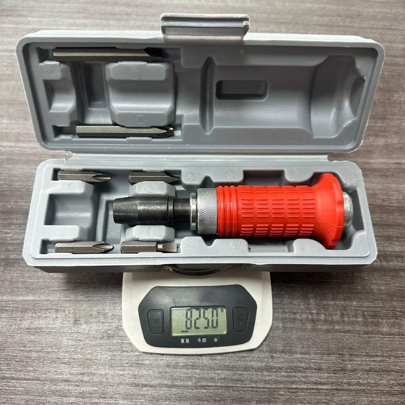 Professional Impact Screwdriver Bit Kit Rust Proof Strength Metal Bit Multiple Size NonSlip Handle Flat Screw Remover