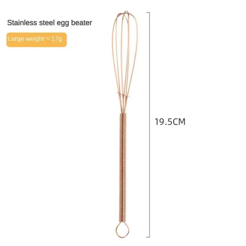 Cream Whipper Four-color Fine Steel Wire Hanging Storage Reinforcement Ring Small and Exquisite Kitchen Tools Mini Egg Beater