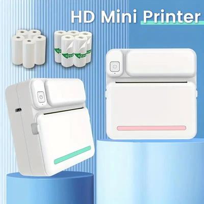 C19 MINI Stampa Stampante Termica Portatile Stampante Termica Tascabile per Foto Stampante Termica per Etichette 58mm Stampa Wireless Bluetooth Android IOS