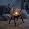 2pcs Metal Candle Stand Reindeer Candle Table Decor Ornament Candle Holder  Holiday
