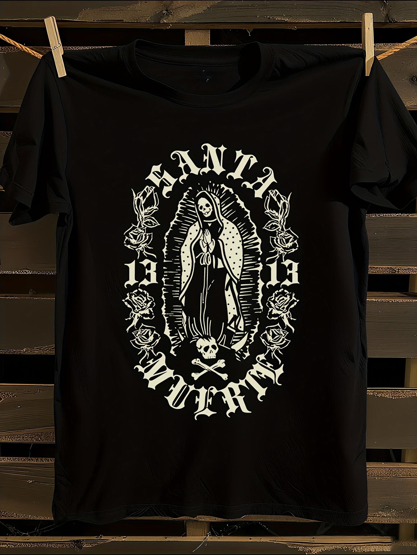 s s Santa Muerte 13 Tshirt XXXXL