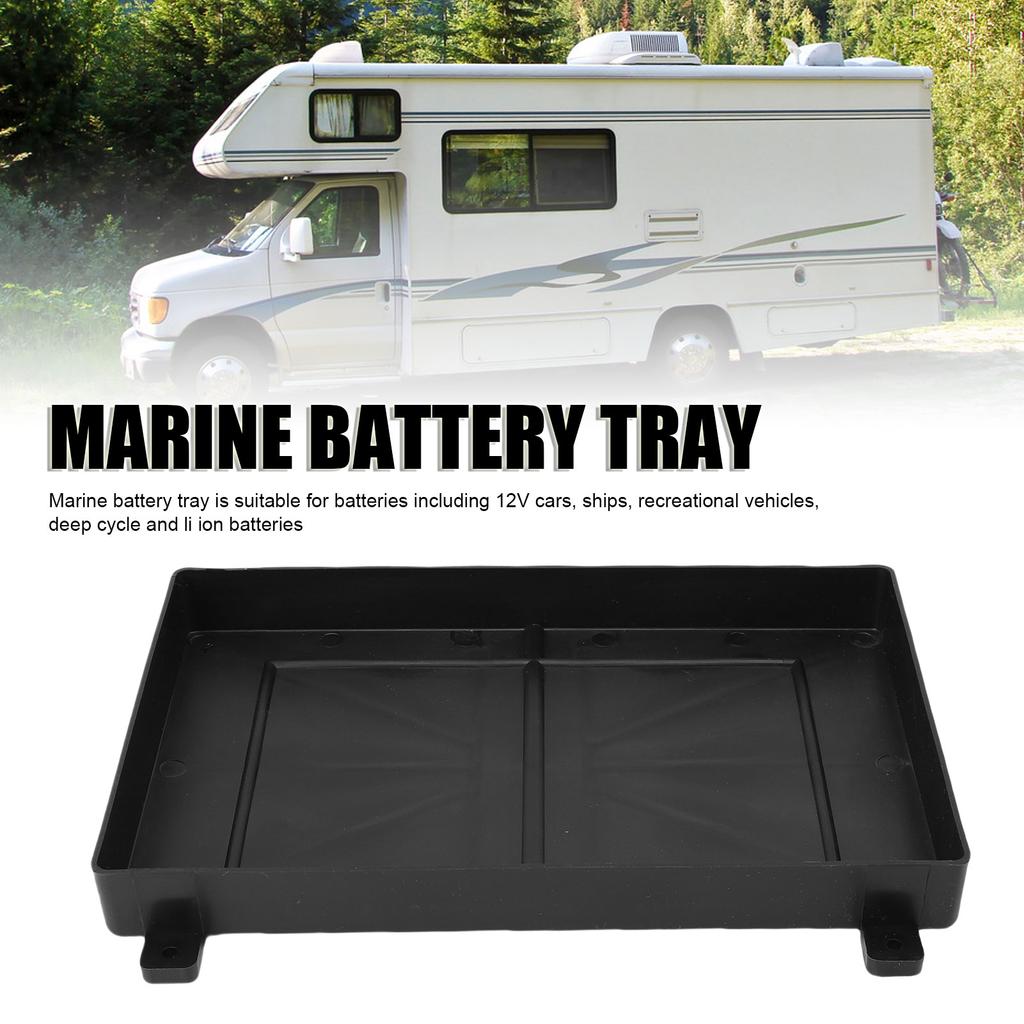Bootsbatterie-Gurt Halter Marine Batteriehalter 12V Bootsbatteriehalter mit Niederhaltegurt für Wohnmobil Anhänger Yacht Wohnmobil Batteriehalter