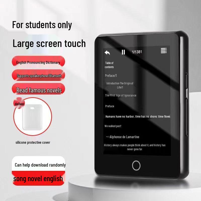 Student Edition Ultra-Thin Touchscreen Bluetooth MP4/MP5 Music Player