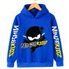 Autumn Ninja Cartoon Children's Hoodie Casual Hoodie Boy and Girl Pullover 4-14 Yrs Clothing Hoodie Polyester