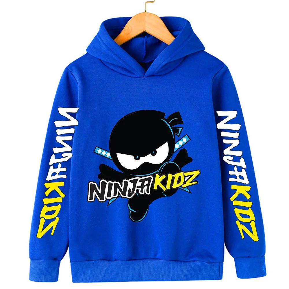 Autumn Ninja Cartoon Children's Hoodie Casual Hoodie Boy and Girl Pullover 4-14 Yrs Clothing Hoodie Polyester