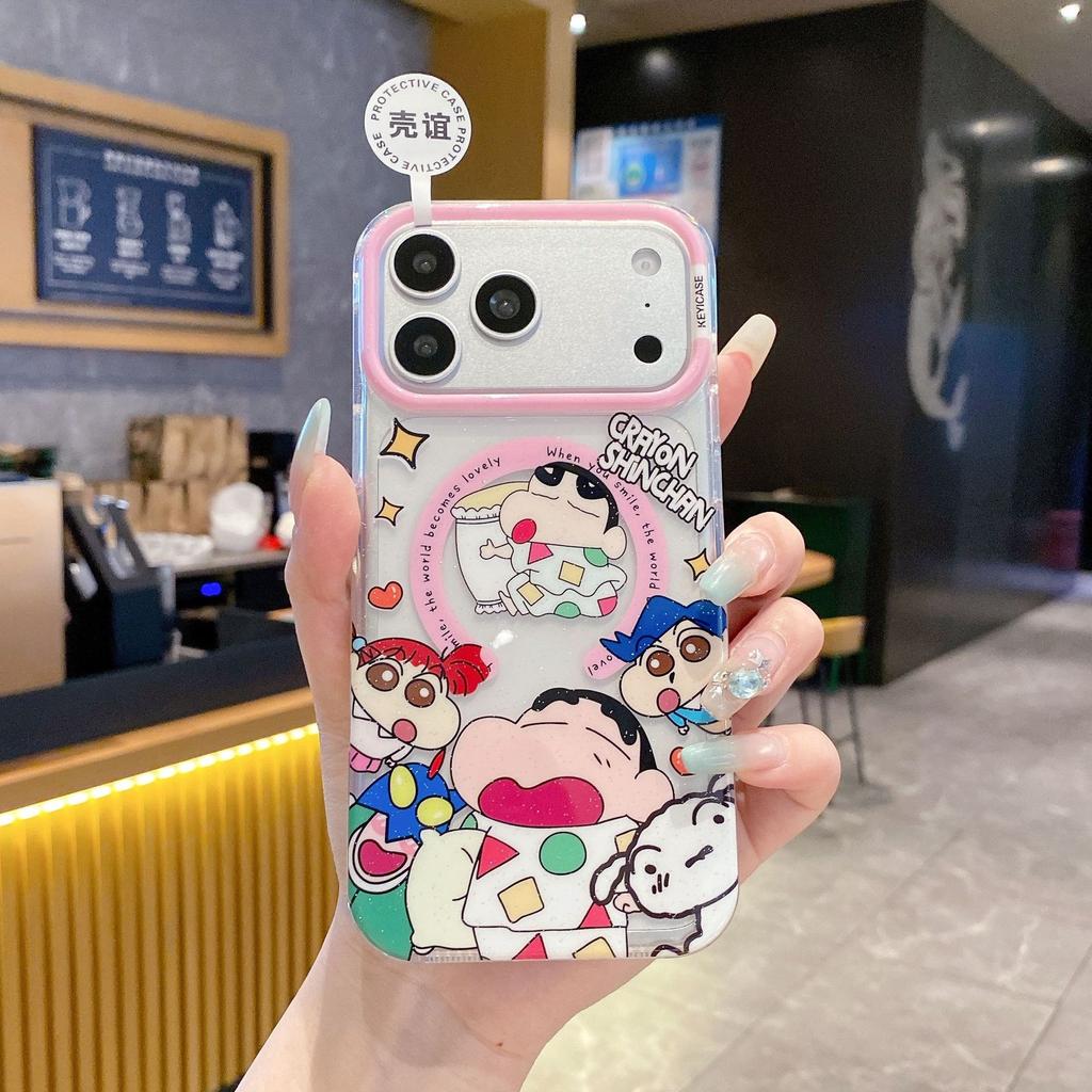 iPhone11Pro Colorful Glitter Magnetic Phone Case Cute Animal Apple 11 Puppy Protective Case