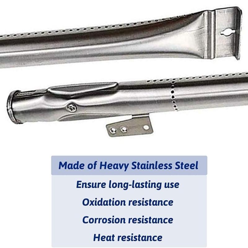 4PC Nonrust Steel Burners Tubes For BBQ Grills Universal Fit Practical Materials Weather proof Outdoor Cooking Accessories CN