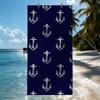Sea Ship Anchor Towel Soft Pool Gift For Travel Gym Shower Camping Quick Dry Sports Beach Towels