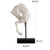 Resin Handicraft Make Old Horse's Head Artificial Animal Sculpture War Horse Statue Decorative Figurines Home Decoration