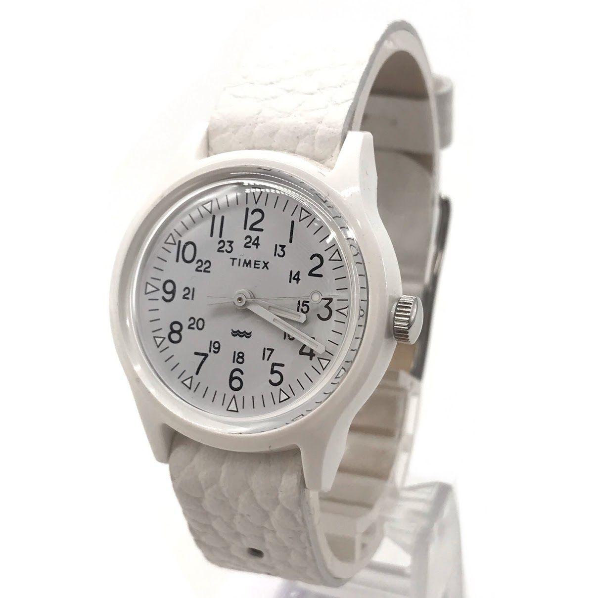 [Kurayoshi Store] Used TIMEX | Timex Watch Camper 29mm Original Camper Analog Quartz TW2T96200 White [131]