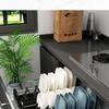 Bowls Dish Storage Rack Adjustable Buckle Kitchen Cabinet Drawer Storage Holder Dish Drain Rack Kitchen Drainage Storage Tool