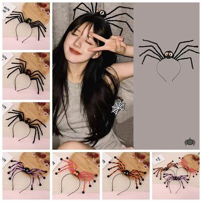 Long Leg Spider Halloween Headband Headwear Halloween Party Decorations  Lady