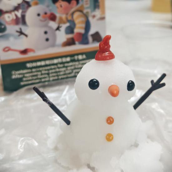 DIY Snowman Kit for Kids Build A Snowman Christmas Crafts Supplies Winter Play Toys for Xmas Stocking Stuffers