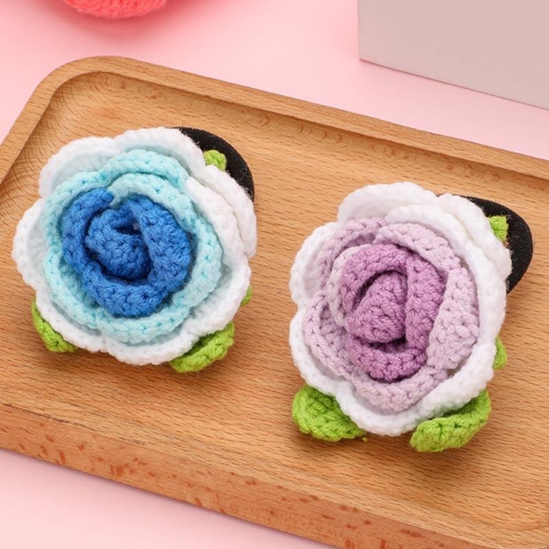 

Flower Hairband Crochet with Crochet Needle Knitting Set Handmade Hair Ropes Crochet Starter for Craft China Mainland