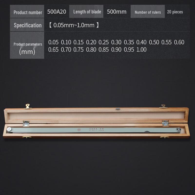 Baidate High Precision Stainless Steel Feeler Gauge Set
