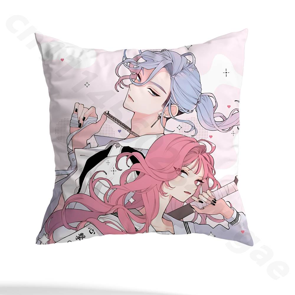 F-Fall In Love You False Angels pillowcase casual style decoration, suitable for home decoration (excluding pillow core)
