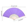 Handheld Fan Blank Folding Fan DIY Wedding Decoration Bamboo Hand Held Fan Craft