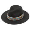 Yunibeosyeolkemiseuteuli Sawa Line Summer Black Fedora Summer Fedora