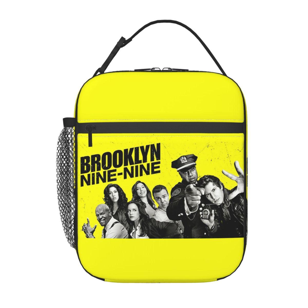 Brooklyn Nine-Nine Geïsoleerde Lunchtas voor Vrouwen Kinderen Draagbare Voedseldozen Thermische Lunchbox Tote One Size