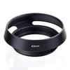 1PCS 40.5 43 46 49 52 55 58 62 67mm Black Vented Curved Metal Camera Lens Hood for Leica M for Pentax for Canon Sony for Olympus