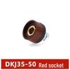 European Style Class A Welding Machine Plug & Socket with Thickened Brass DKJ10-25/35-50 Male-Female Coupler